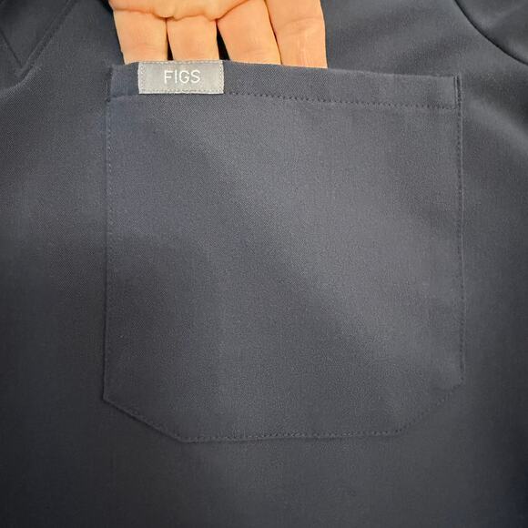 Figs Catarina scrub top PO #5854 Gray sz XXS nurse professional workwear medical - Picture 3 of 9